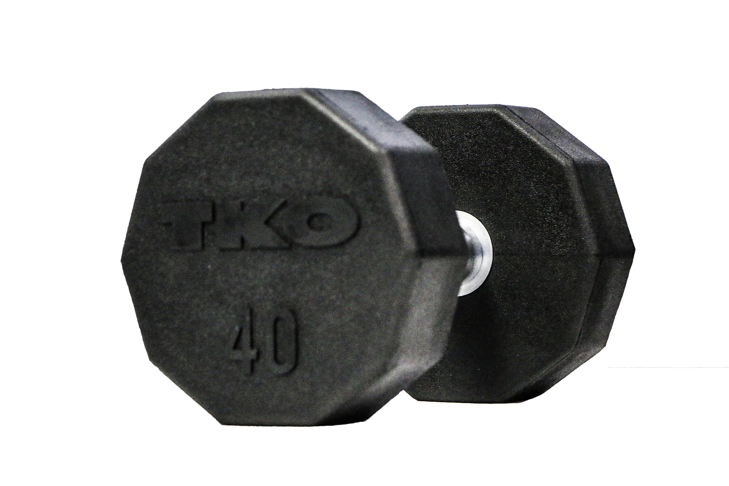 TKO 10-Sided Rubber Dumbbell Set (5-150 lb)