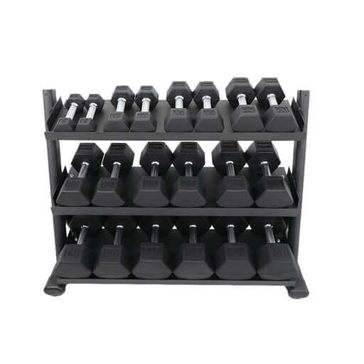 TKO 3-Tier Shelf Dumbbell Rack