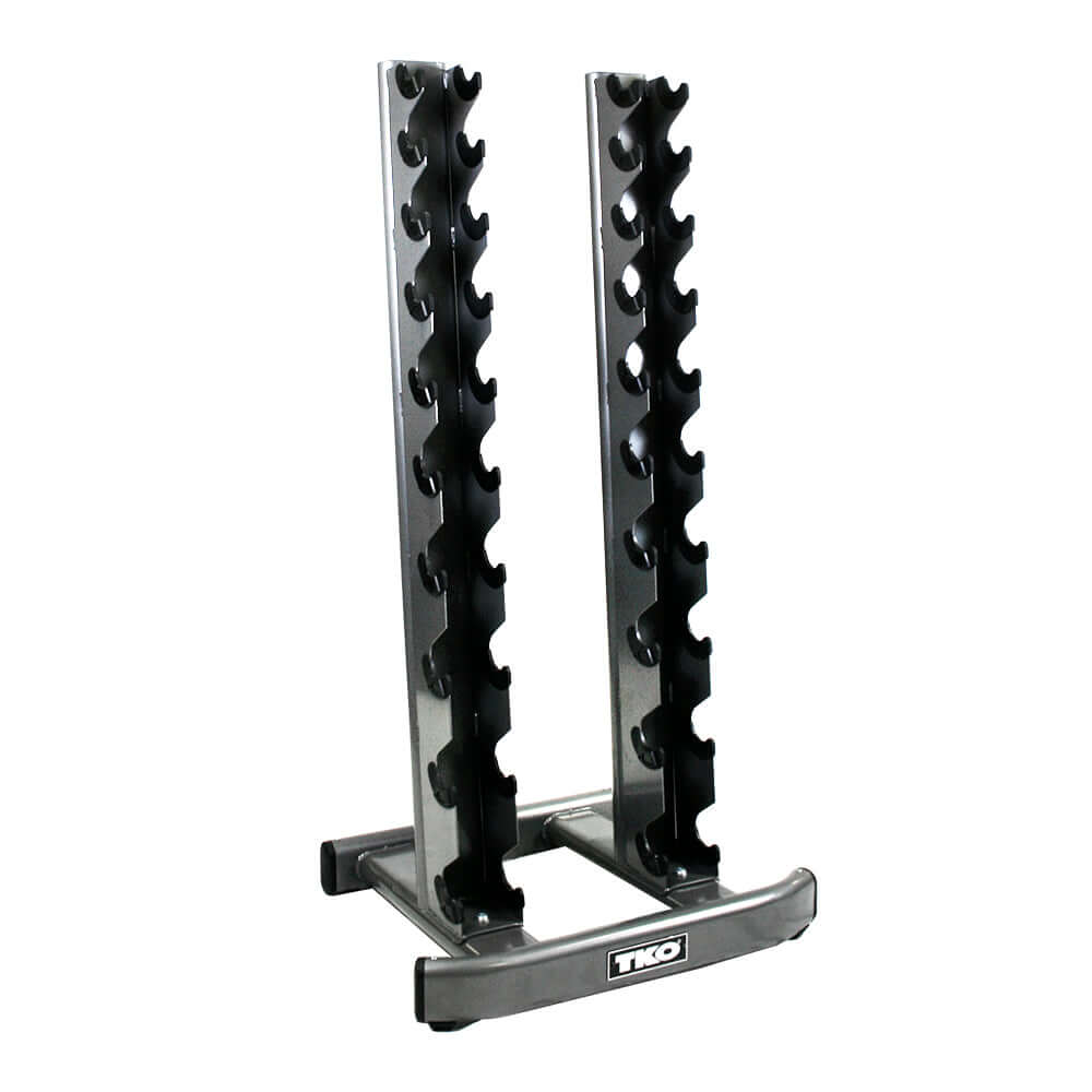 TKO 10-Pair Vertical Dumbbell Rack