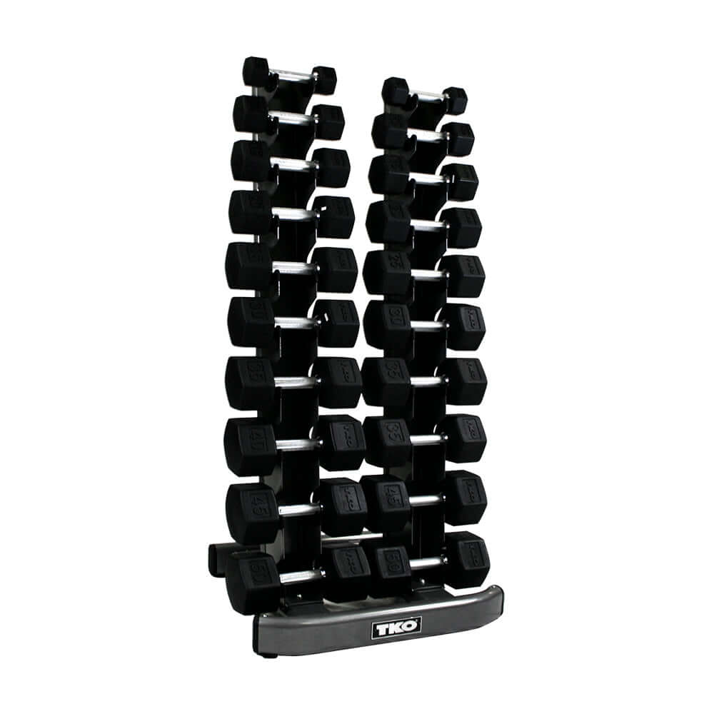 TKO 10-Pair Vertical Dumbbell Rack