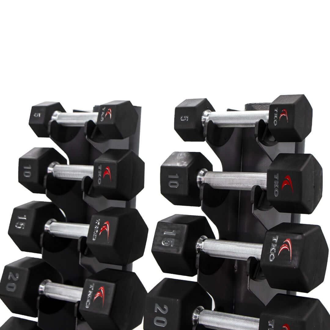 TKO 10-Pair Vertical Dumbbell Rack