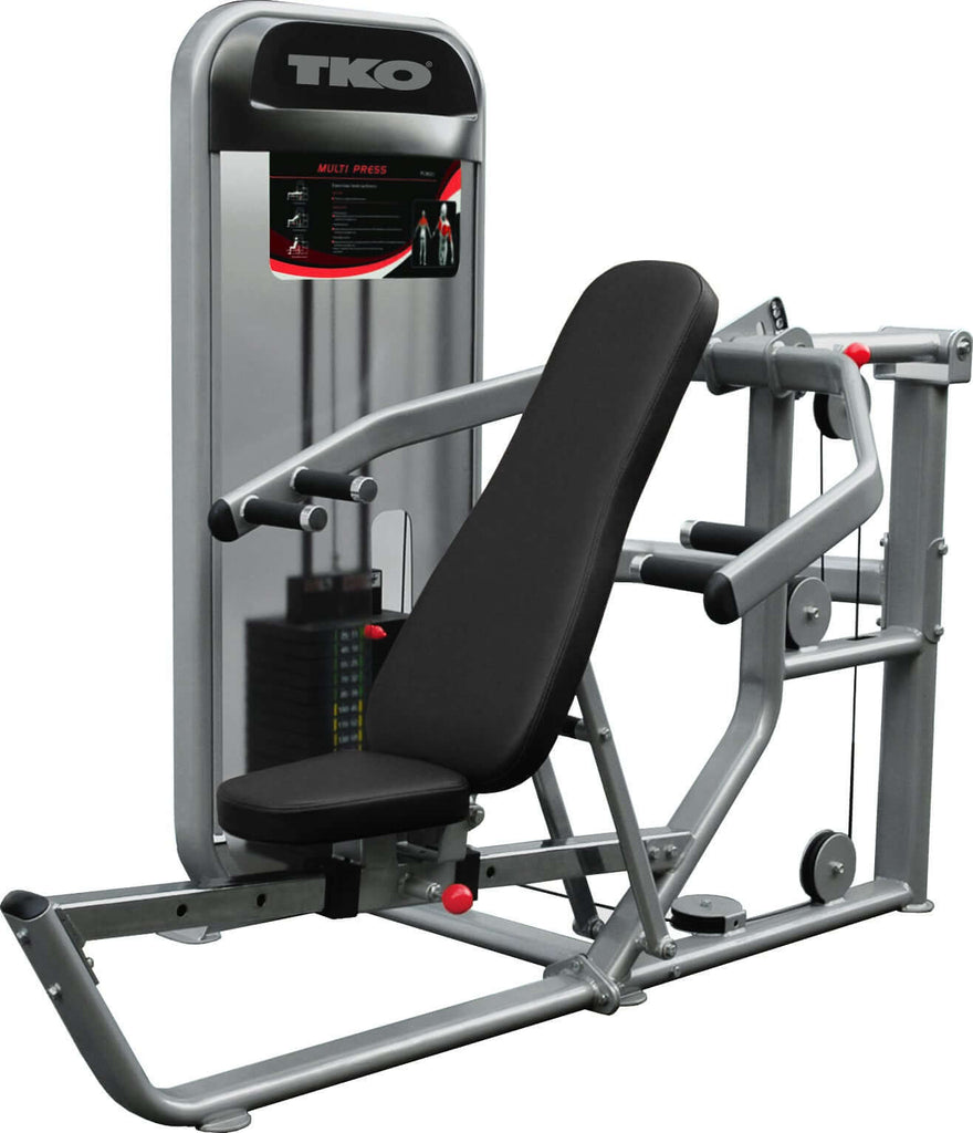 Lb Machine TKO Achieve Dual Multi-Press Machine 170 lb Weight Stack