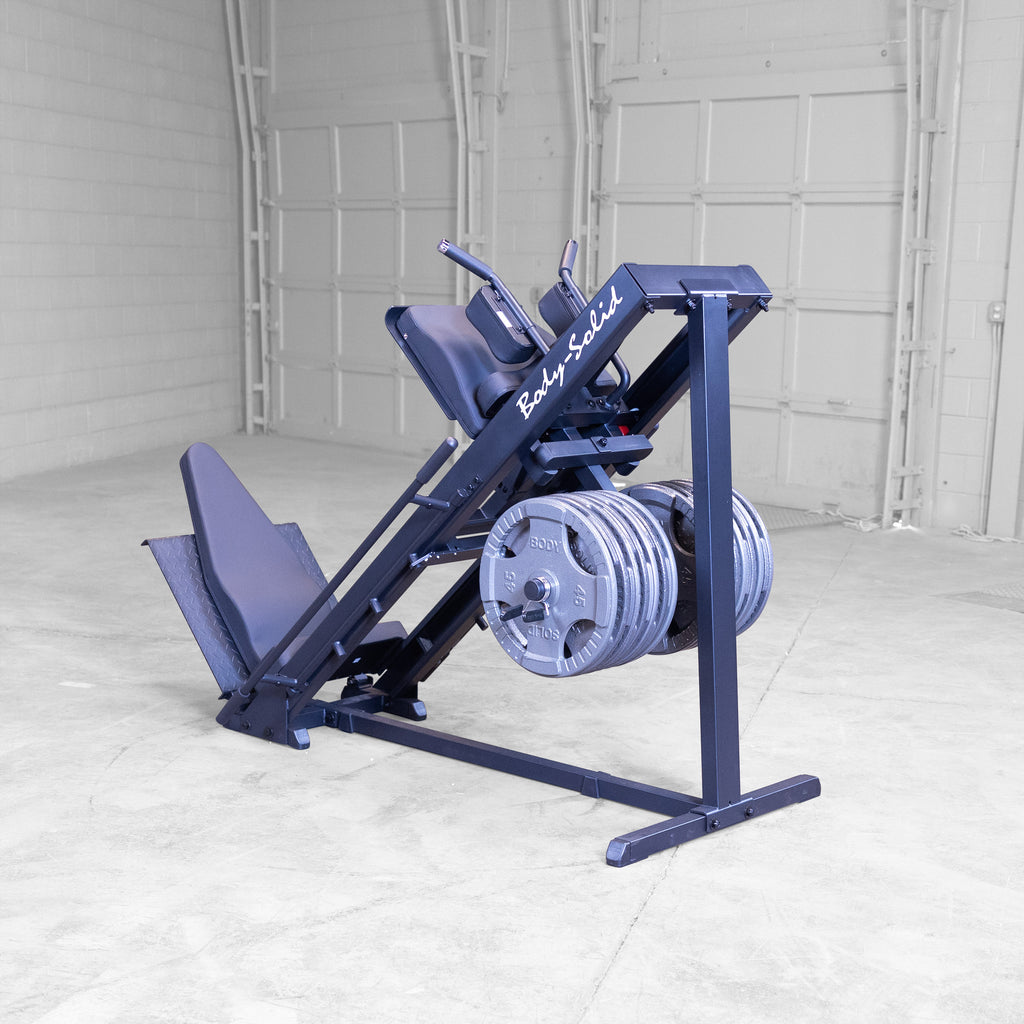 Shop Press Hack Body-Solid GLPH1100B Leg Press & Hack Squat Machine
